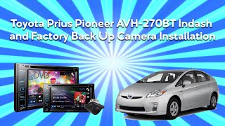 Car stereo installation on this Toyota Prius with Pioneer in Los Angeles