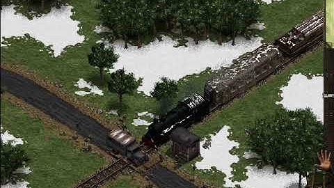 WHAT HAPPENS WHEN YOU PARK YOUR TRUCK ON RAILWAY TRACKS IN COMMANDOS