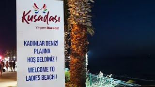 KUŞADASI LADIES BEACH NIGHTLIFE TÜRKIYE | WALKING TOUR | July 2026 | 4k UHD 60fps