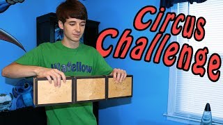 Learning Cigar Box Juggling Tricks - Circus Challenge