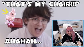 Yvonne reacts to Michael Reeves&#39; video | That was her chair..