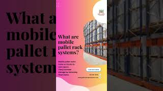 Mobile Pallet Racking Systems | Increase Warehouse Storage Without Expansion #mobilepalletracking