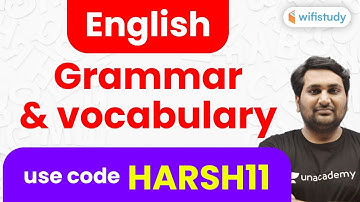 SSC CGL/CHSL/STENO | Complete Grammar & Vocabulary | Use Referral Code “HARSH11” & Get 10% Off