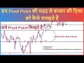हम Pivot Point की मदद से बाजार की दिशा को कैसे समझते हैं | चले Pivot Point सिखते और समझते है