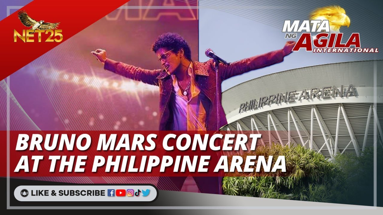 ⁣Bruno Mars concert at the Philippine Arena | Mata ng Agila International