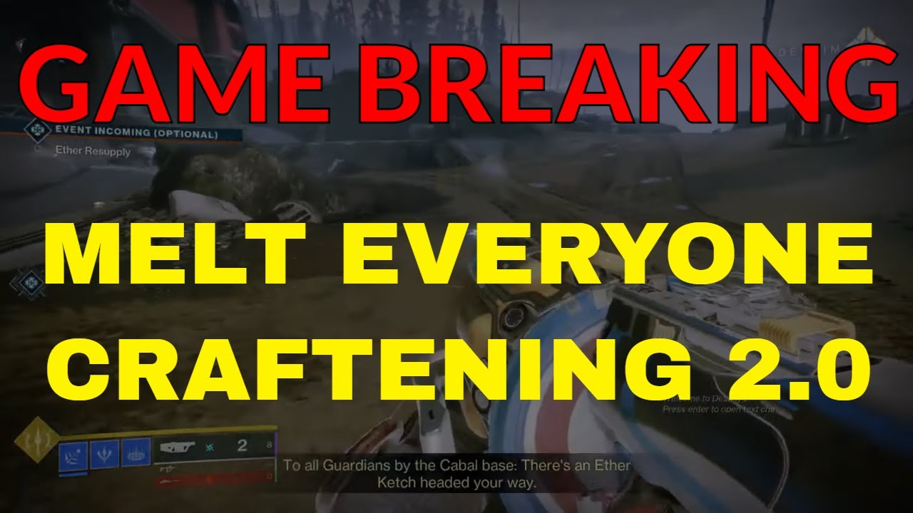 MELT BOSSES & PVP Game Breaking Craftening 2.0 - Infinite Cascade Point Glitch