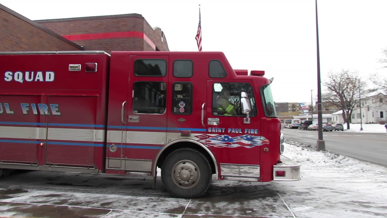 Saint Paul Fire - Rescue Squad 2 Responding - 12/12/17