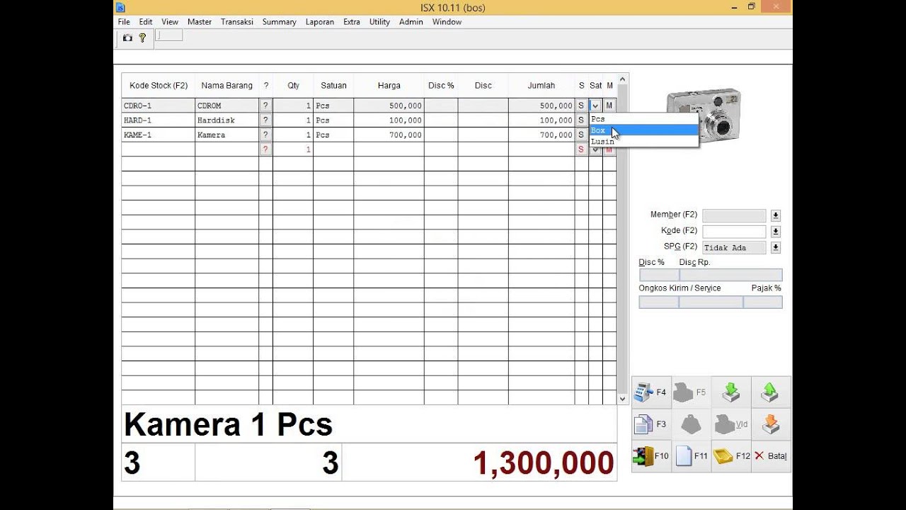 9611  POS - Setup Sistem - Profile