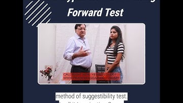Learn Hypnosis Now! Falling Forward Suggestibility Tests By Pradeep Aggarwal - Lesson # 17