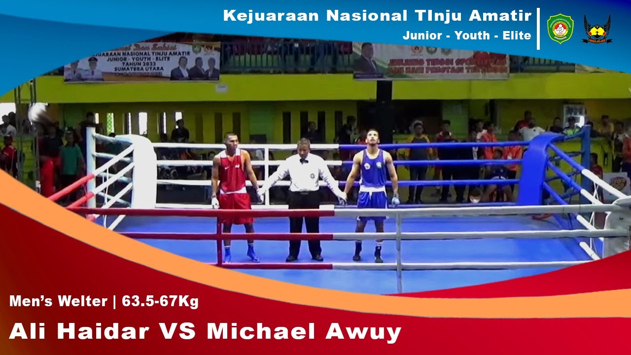 KEJURNAS Tinju Medan 2022 | PARTAI FINAL ELITE | Ali Haidar VS Michael Awuy