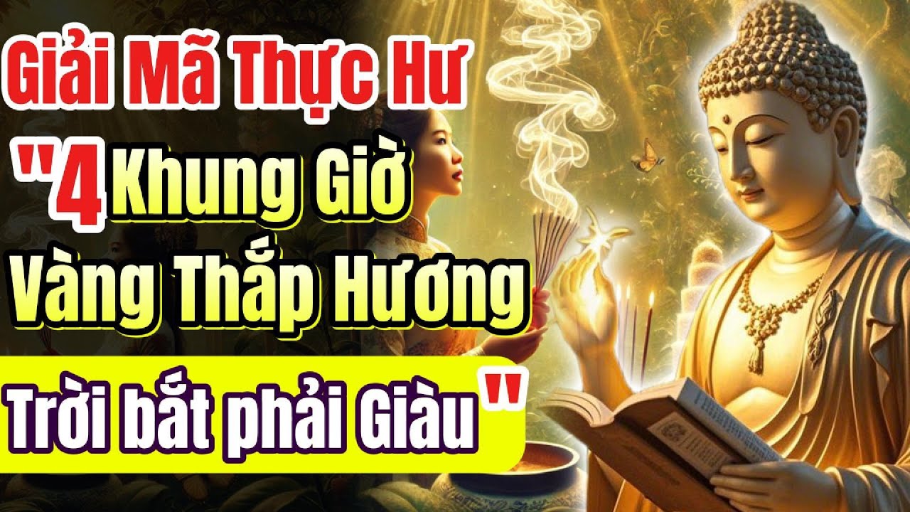 Outline Video Cầu gì được nấy, trời bắt phải giàu - giải mã thực hư giờ vàng thắp hương | Quán Trà Đời.