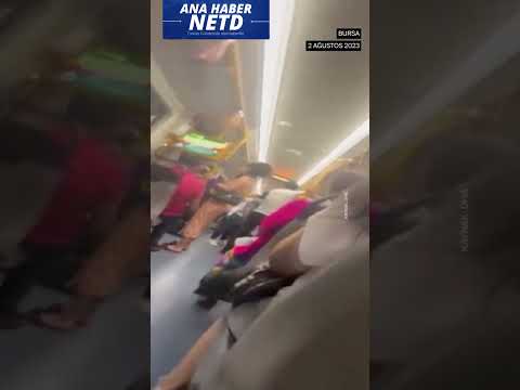 Eşini metroda başka bir kadınla yakaladı #bursa #gündem #shorts
