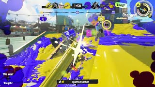 Splatoon 3: One step short in Rainmaker [11(3)-8, Carbon Roller Deco]