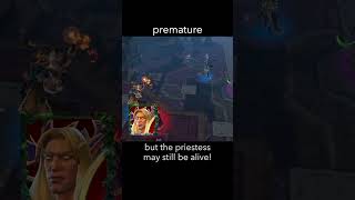 premature — WarCraft 3 dialogue scene