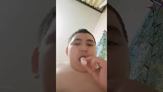 Eating marshmallow (Part 3)#marshmallow #alphabetlore #shorts