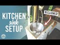 VANLIFE | KITCHEN SINK SETUP