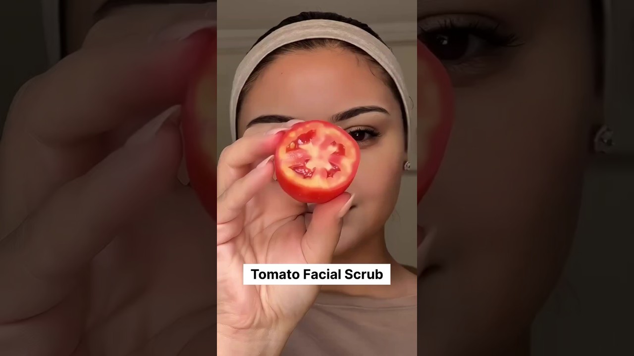 Parlour Like Tomato Facial At Home/Get Fair & Clear Skin