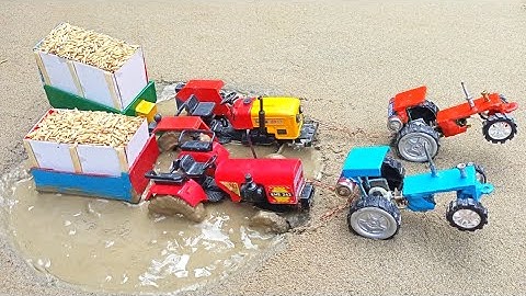 diy tractor stuk in mud mini science project || Part- 18 ||@topminigear