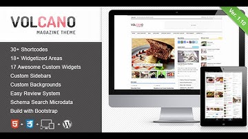 Volcano - Responsive WordPress Magazine / Blog | Themeforest Website Templates and Themes