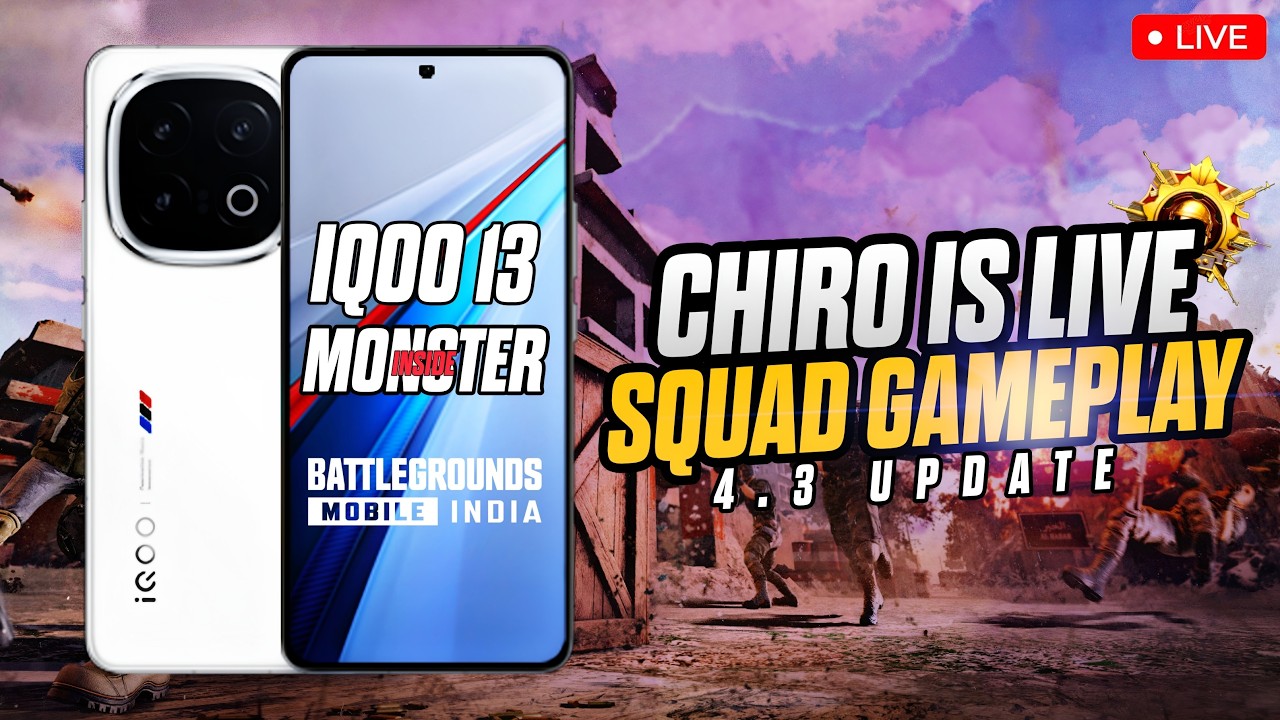 🔴IQOO 13 120 FPS CONQUEROR LOBBY GAMEPLAY | IQOO 13 INDIA FASTEST PHONE ...