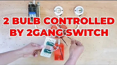 2 BULB CONTROLLED BY 2GANG SWITCH.