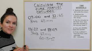 Maths-Working out time intervals easily