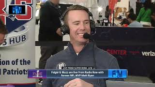 Felger Asks Matt Ryan About Super Bowl Loss to Patriots - Felger & Mazz