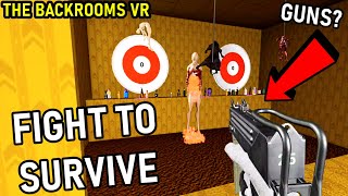 The Backrooms VR, But You Can Get GUNS? | BrVR Backrooms VR
