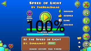Speed of light 100% (Ajuanillo28_YTSB) Geometry dash [1]