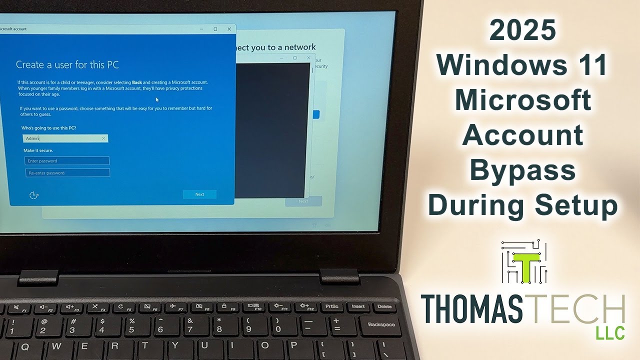 2025 Windows 11 Microsoft Account Requirement Bypass During Setup