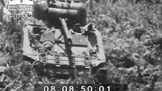 Churchill and Sherman tanks (Tank trials)