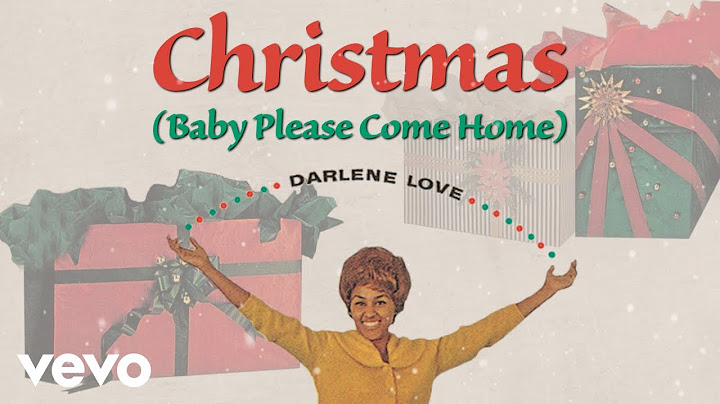 Christmas (Baby Please Come Home) Lyric Video version - Lyric Video performance video thumbnail