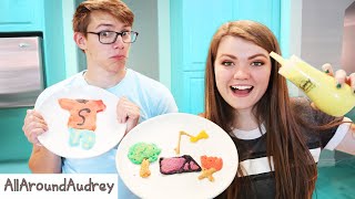 Pancake Art Challenge - Who Is Best Summer Pancake Artist? Boyfriend Vs Girlfriend