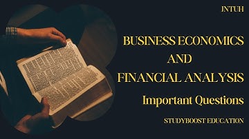 BEFA Important Questions || JNTUH Important Questions || JNTUH BEFA #exam #befa #btech