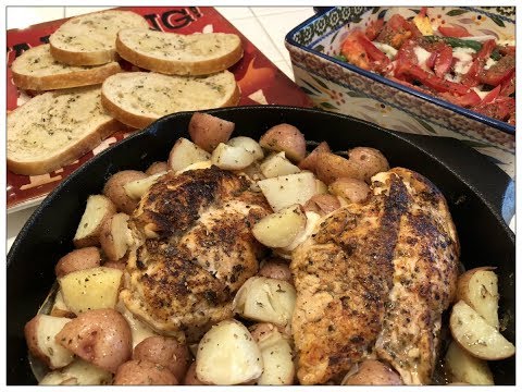 Tricia's Creations: Chicken Monterrey Jack Cheese, Seasoned Red Potatoes, and Green Beans