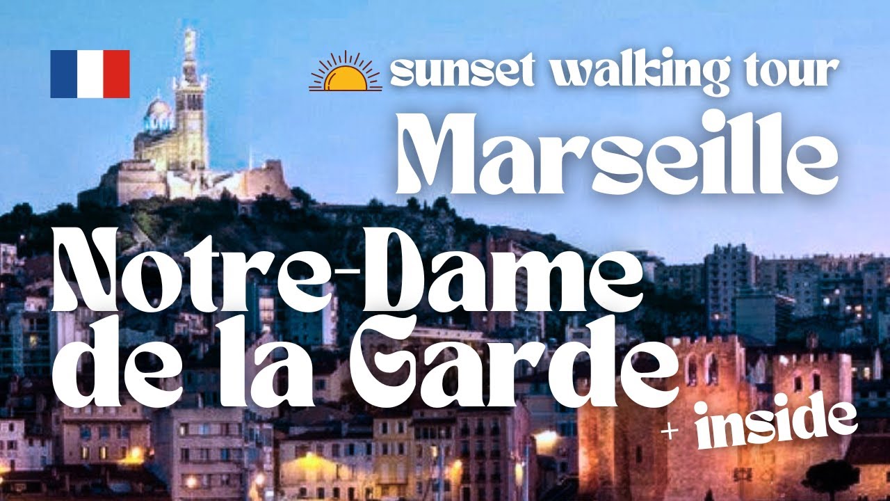 Notre Dame de la Garde Walking Tour 🇫🇷 | ⛪ Explore inside & outside the Iconic Basilica in Marseille