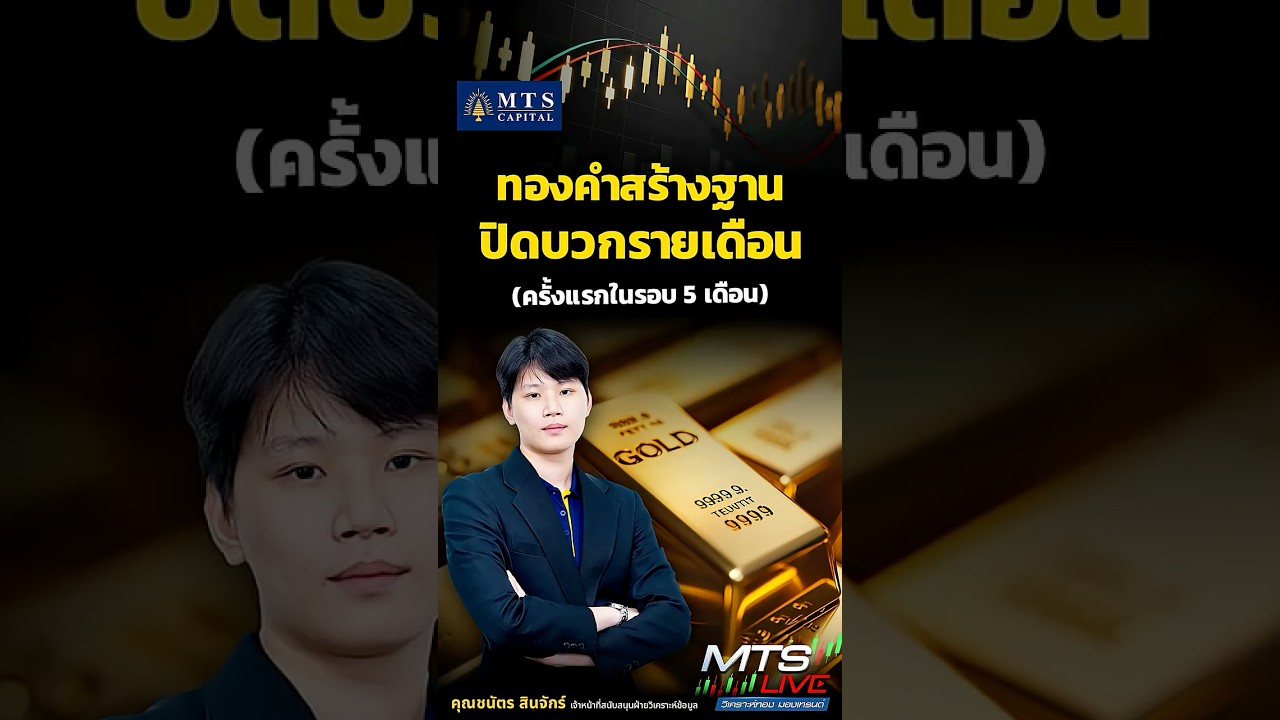 ⁣#MTSCapital ทองคำสร้างฐาน ! ปิดบวกรายเดือน (ครั้งแรกในรอบ 5 เดือน)