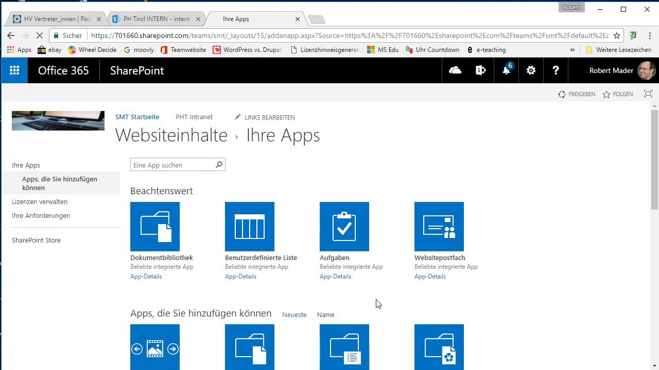 Sharepoint Admin Ordner Und Notizbuch Anlegen Youtube