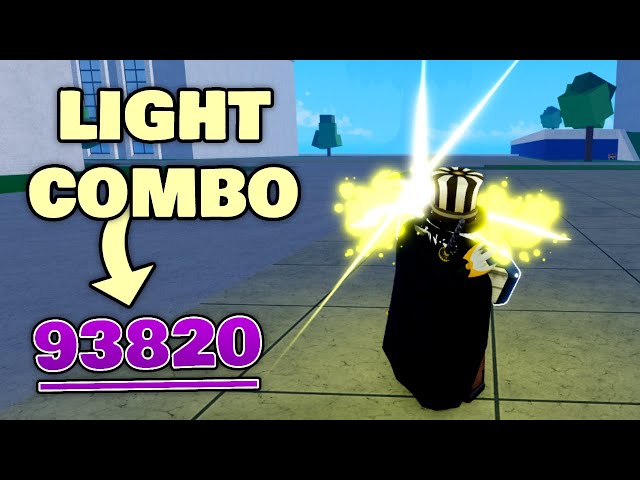 Best LIGHT + SPIKEY TRIDENT Combo no Blox Fruits #bloxfruits