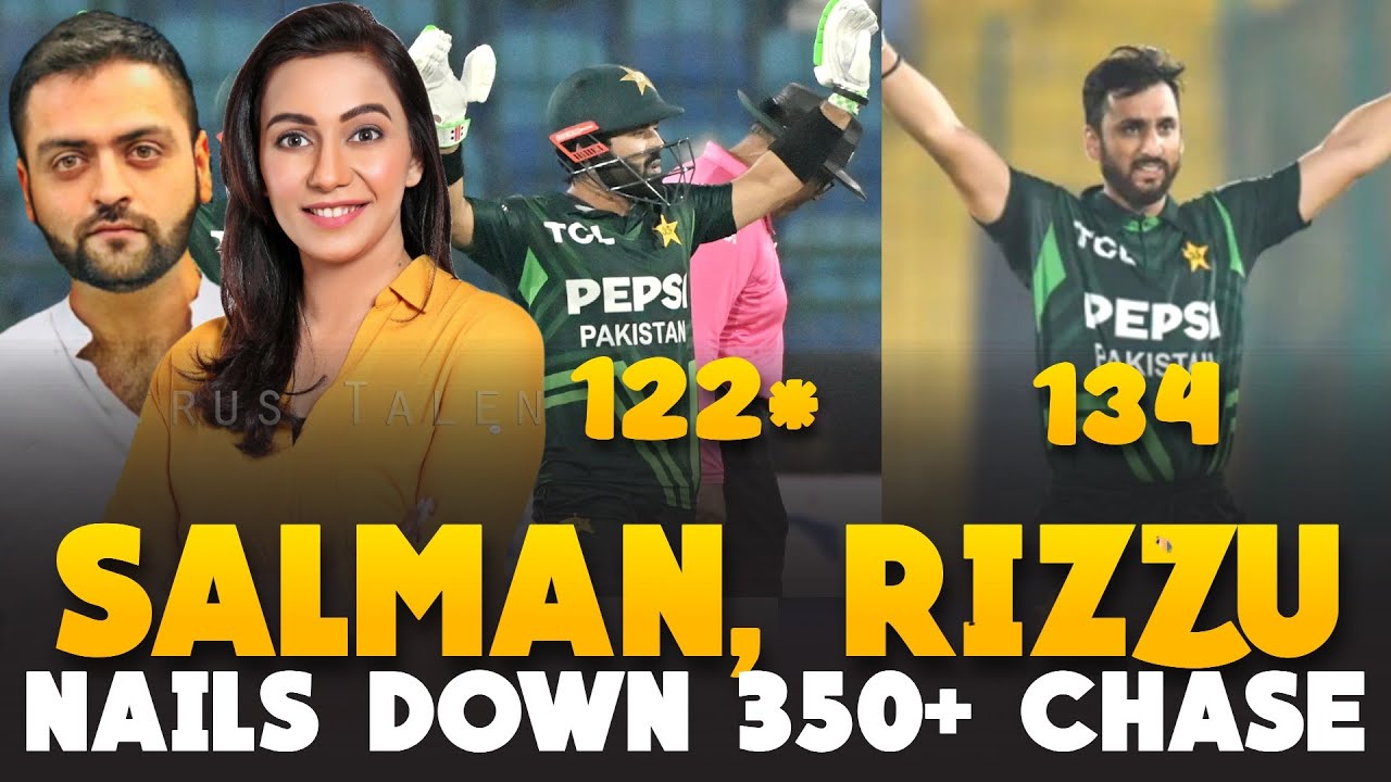 Salman Ali Agha & Rizwan chased down 350+ with a record-breaking ...