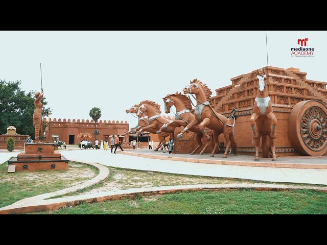 MediaOne Academy Students at Bahubali set | Ramoji Film City | Media Study Tour