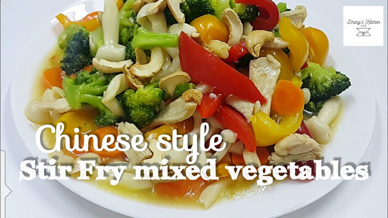 Homecooked Stir Fry Mix Vegetable Chinese Stir Fry Mix Vege Mixed