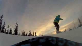 Snowboarden Norwegen Trysil Boardercross GoPro Hero2