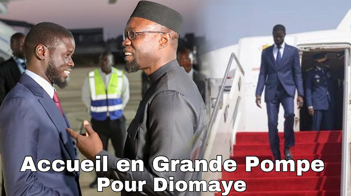 Accueil en grande pompe pour Diomaye Faye : Ousmane Sonko, le grand absent du retour de la mission 