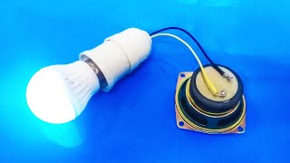 How to get free electric energy by using the speaker magnet