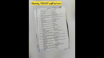 Chemistry" MDCAT "swift  test with answer keys KIPS ACADEMY  2022