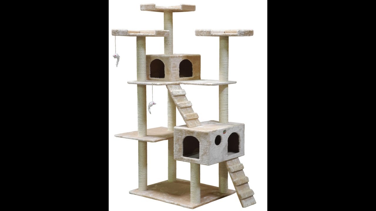 Cat Trees For Large Cats Go Pet Club Cat Tree YouTube