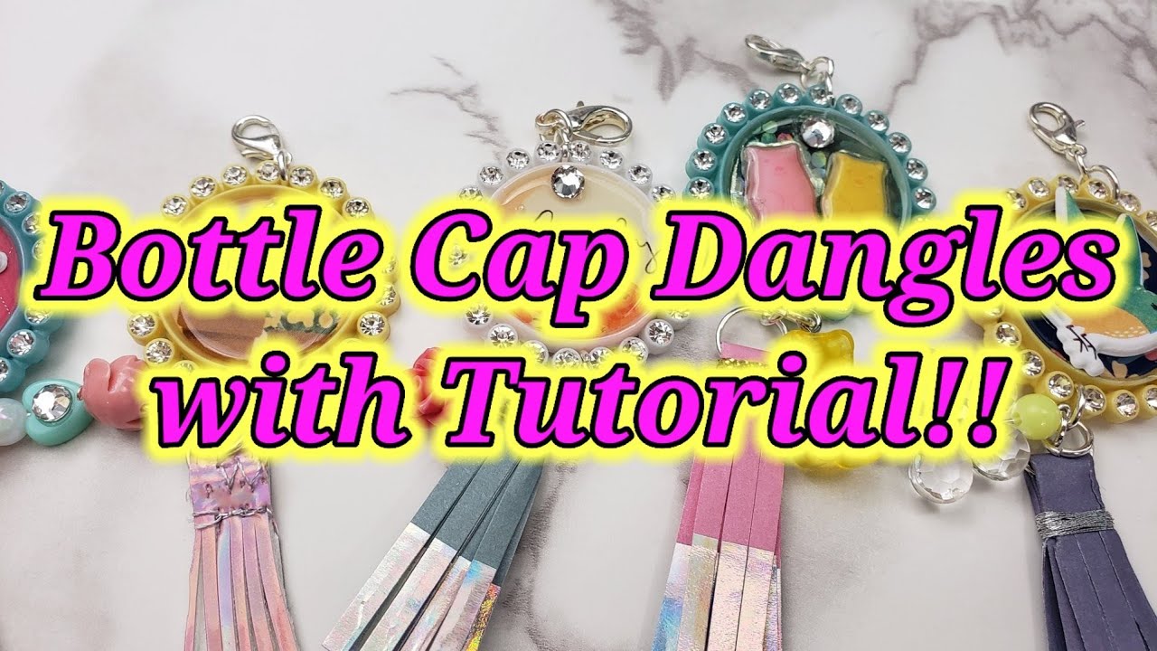 Bottle Cap Dangles with Tutorial!!!