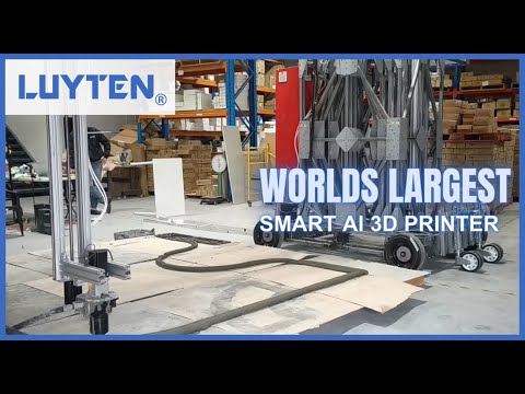 World's Largest Mobile 3D - Concrete Printer The Smart(AI Powered) Platypus X12 | Australia | LUYTEN