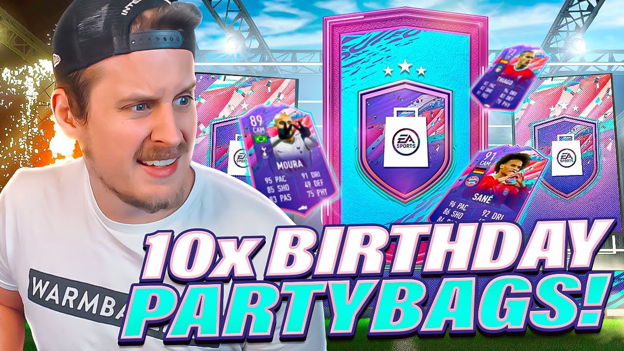 WHAT ARE THESE?! 10X FUT BIRTHDAY PARTY BAG PACKS! FIFA 21 Ultimate